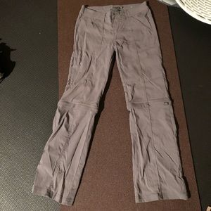 prAna convertible pants, size 4